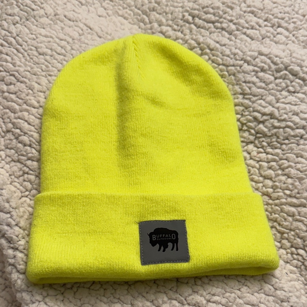 Buffalo Outdoors Bright Yellow Beanie